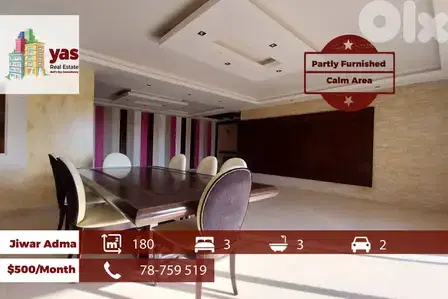 Jiwar Adma 180m2 | Excellent Condition | Rent | Prime Location | IV