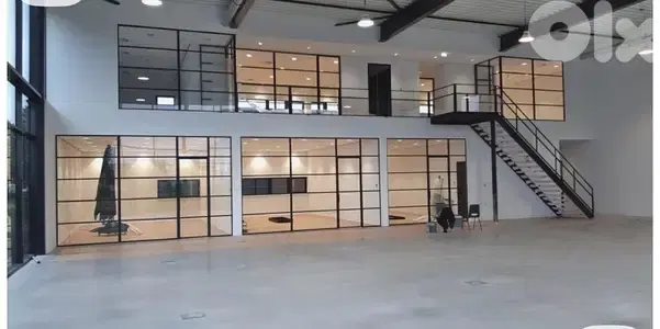 Large high ceiling open space for restaurant Gym gallery or showroom