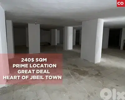 PRIME LOCATION , warehouse  available in Jbeil/جبيل REF#CO120754