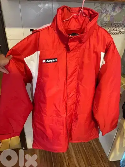 Vintage 90s Lotto Italian Sport Puffer Parka Jacket - XL