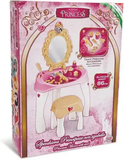 grandi giochi mirror with stool princess