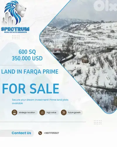 600Sq LAND FOR SALE IN FAQRA PRIME, ZONE 25/50, (KFLN-181)