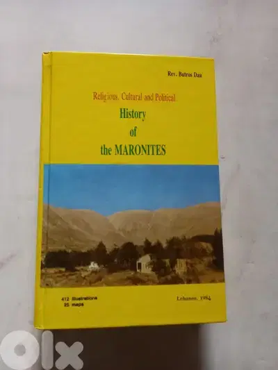 Religious, Cultural, and Political History of the Maronites by Rev. Bu