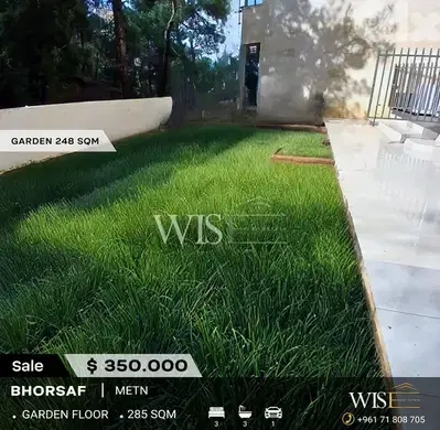 Spacious 285 SQM Apartment with Private Garden for SALE in Bhorsaf!