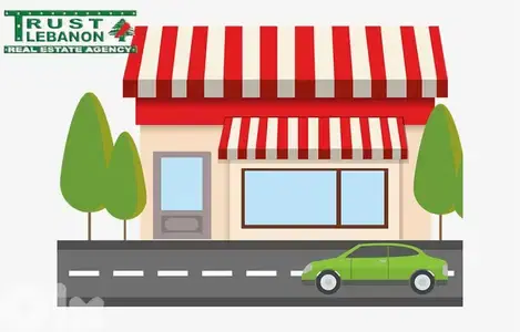 Shop for rent in Zaghrine Bikfaya Delb Chweya road 2 Façade