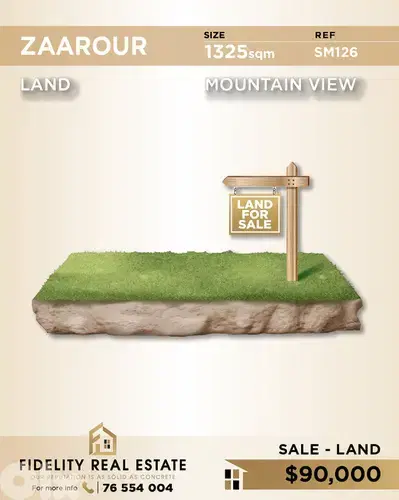 Land for sale in Zaarour SM126 أرض للبيع في الزعرور