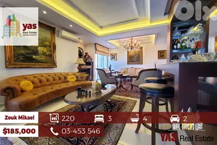 Zouk Mikael 220m2 | Excellent Condition | View | Negotiable | EH |