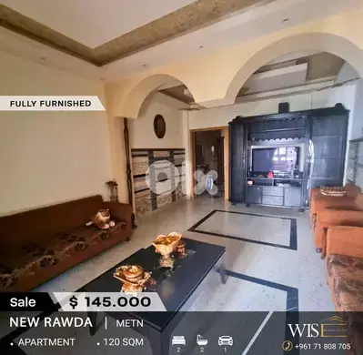 Fully Furnished 120 SQM Apartment for SALE in New Rawda!
