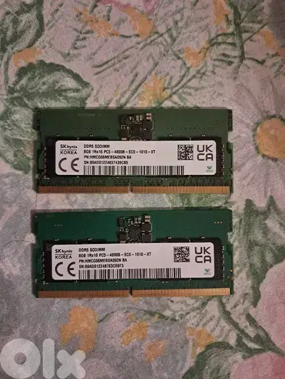 Laptop DDR5 Ram 8GB×2 (16GB)