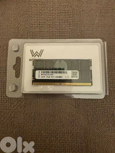 RAM 16 GB DDR5 WAYSH VASEKY SEALED 5600 MHZ WARRANTY last 2