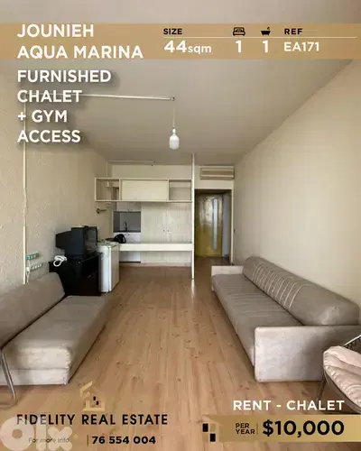 Chalet for rent in Aqua Marina EA171 شاليه  للإيجار في أكوا مارينا