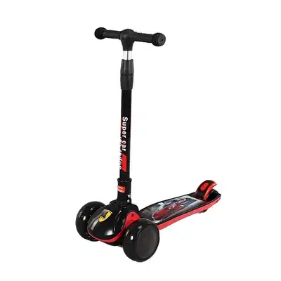 Foldable Scooter Colorful LED Wheels-سكوتر قابل للطي بعجلات ملوّنة