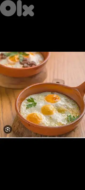 مقلى بيض فخار حرارية