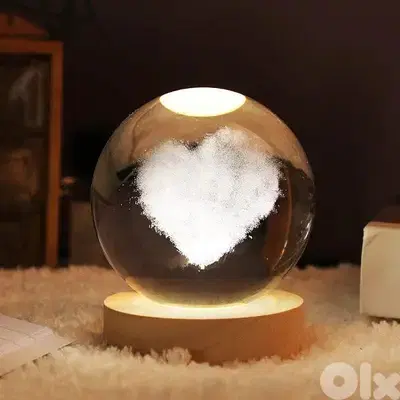 3d crystal balls