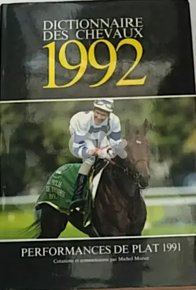 Old book Dictionnaire des chevaux (1992)