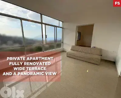 Fully Renovated, Panoramic View, terrace, ain el rihane REF#FS127769