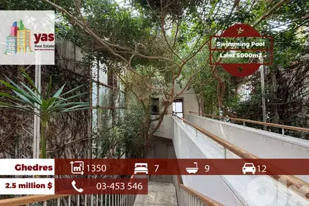 Ghedres 5000m2 | 1350m2 Villa | Pool | Panoramic View | EH