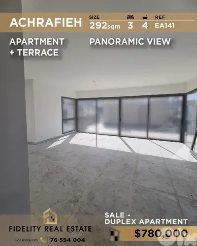 Apartment Duplex for sale in Achrafieh EA141 دوبلكس  للبيع في الأشرفية