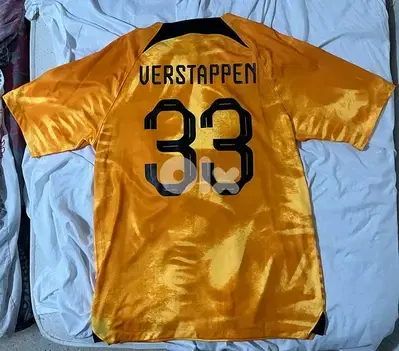 Netherlands verstappen the world F1 champion jersey