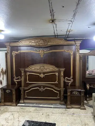 غرفة نوم خشب زان ولاتي صناعة مصر بعدا شبه جديد للتواصل 81535058