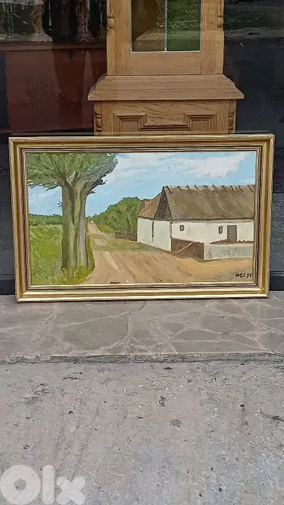 لوحة رسم زيتي اوروبية