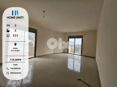 apartment for sale in Ain Aalak, Metn