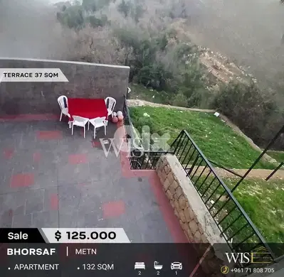 132 SQM Apartment with Terrace for SALE in Bhorsaf!
