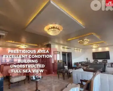 530 QM Apartment in Ain El Mraisseh Unobstructed Sea View REF#JT127979