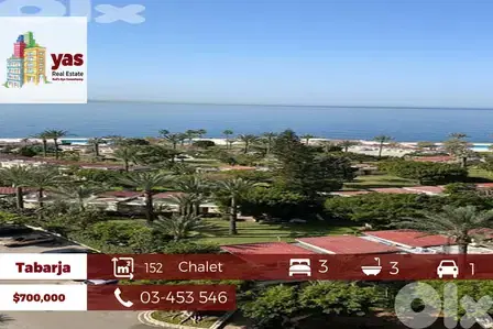Tabarja 152m2 | Duplex Chalet | Prime Location | Sea View | TYT |