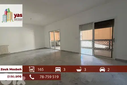 Zouk Mosbeh 165m2 | Well Maintained | Luxury | EL