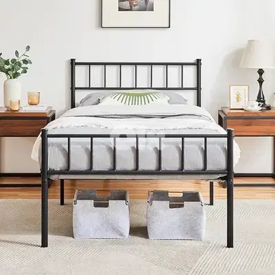 Yaheetech 3ft Single Metal Bed