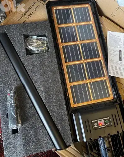 Bifacial Solar Street Light Double Solar Panel 400W