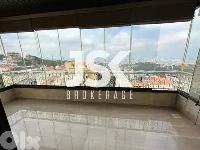 L13076 - Semi-Furnished Apartment With View for Rent In Ain Saadeh