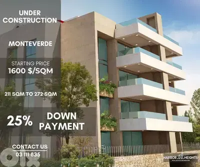 Under Construction Apartment for sale in Monteverde