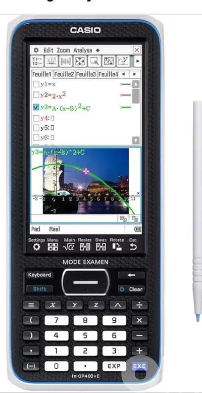 Calculator Casio classpad fx-cp400+E (( mode examen ))