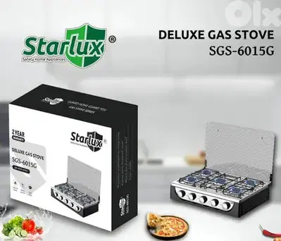 gas 5 burners STARLUX طباخ ٥ عيون