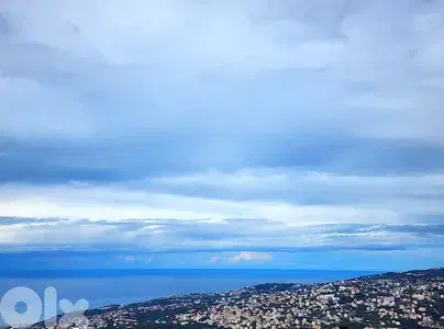 1200 SQM Land in Bikfaya, Metn Overlooking the Ocean and the Mountains