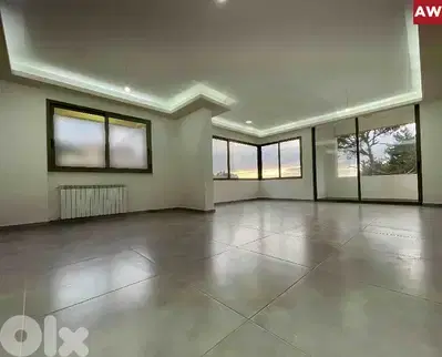 sea, mountain view, 2 balconies, Parking, Bhorsaf/بحرصاف REF#AW133288