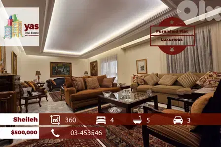 Sheileh 360m2 | Furnished | Super Luxurious | Panoramic View | TO/MCH