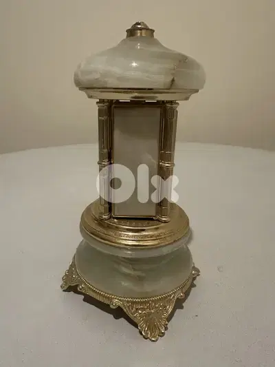 Vintage Italian Onyx Musical Carousel Box – Made in Italy (Mid-Century