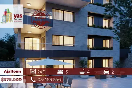 Ajaltoun 240m2 | 100m2 Garden| Under Construction| PAYMENT FACILITIES Ajaltoun 240m2 | 100m2 Garden| Under Construction| PAYMENT FACILITIES