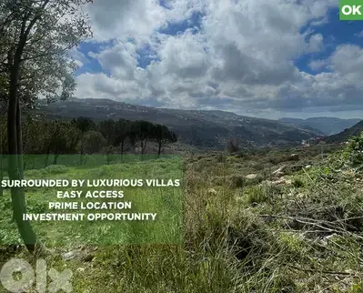 Prime Location,Surrounded by Villas, bhamdoun/بحمدون  REF#OK133356