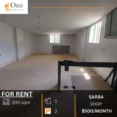 TRIPLEX SHOP FOR RENT IN SARBA