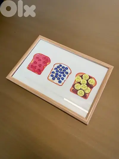 Framed poster