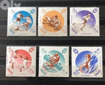 sports Lebanon stamps