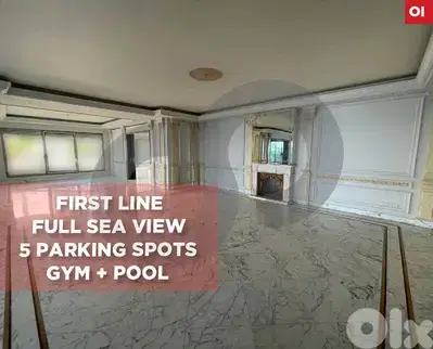 First Line, Sea View, Luxurious Ain Al Mraiseh/عين المريسةREF#OI130343