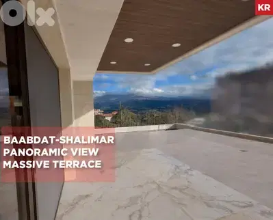 225 SQM Terrace/Baabdat/بعبدات/Shalimar/Brand- New ! REF#KR133520 !