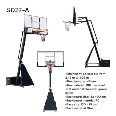 Basketball Hoop with Iron base S027A