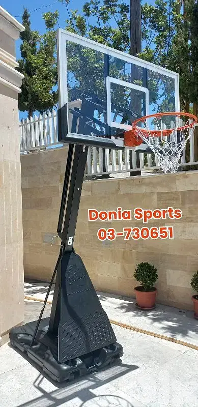 movable basketball hoop Backboard 140x85cm