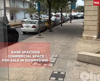 Rare spacious Commercial space , Downtown /دونتون REF#NA133735